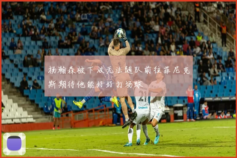 杨瀚森被下放无法随队前往菲尼克斯期待他能好好打场球